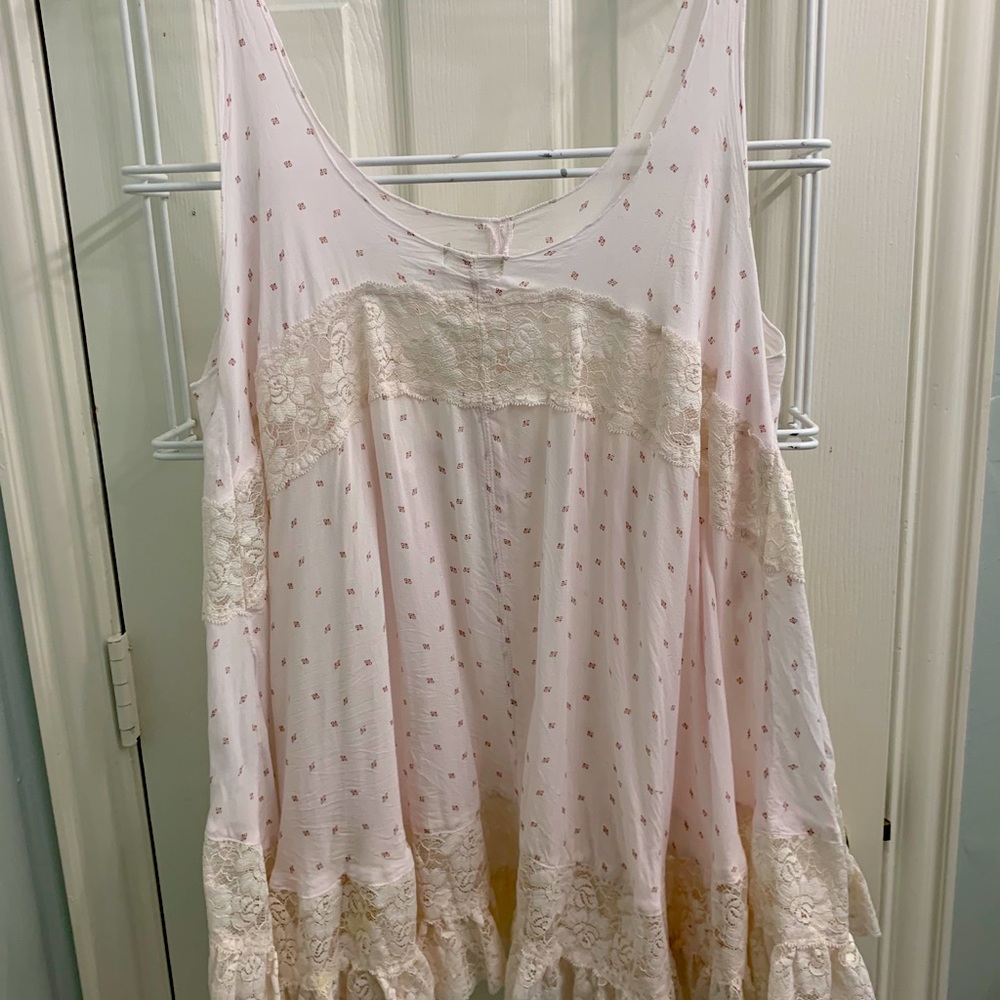 Free people pink top